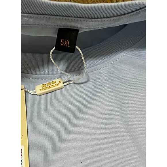 Best Dad Baby Blue Men’s T-Shirt Size 5XL - Picture 3 of 5